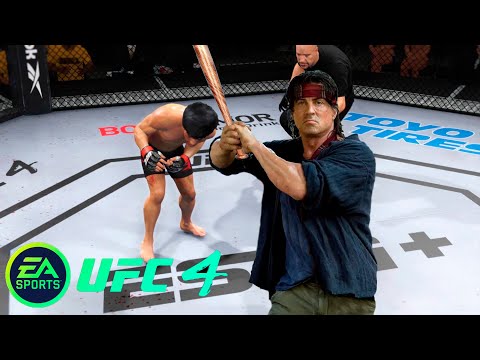 UFC4 Bruce Lee vs John Rambo EA Sports UFC 4 - Epic Fight