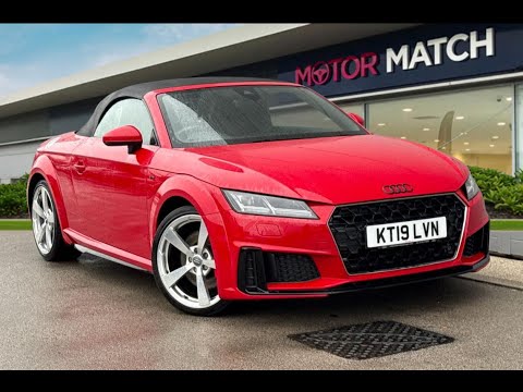 Audi TT 2.0 TFSI 45 S line Roadster S Tronic Euro 6 (s/s) 2dr video thumbnail