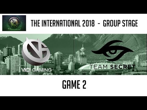 Vici Gaming vs Team Secret (Game 2) | The International 2018: Group Stage