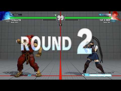 SFV~ Akuma (TOP_A_NGA) vs. Ibuki (rockponTW) HD 6