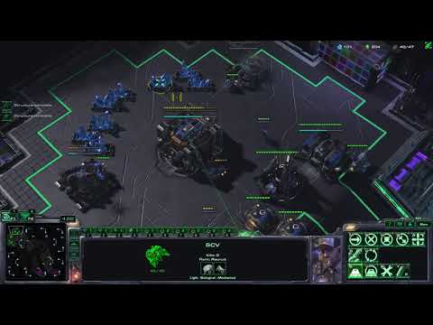 StarCraft II TVZ Terran Vs Zerg Ghost Opening into BC fun play Laddering Korean Server