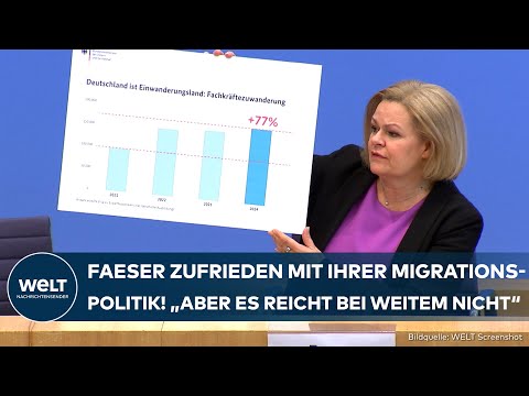 MIGRATION: Faeser zieht eine positive Bilanz ihrer Asylpolitik! "Wäre schön, wenn es so wäre"