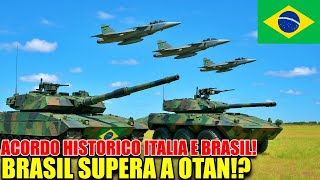 BOMBA! ACORDO HISTORICO ENTRE ITALIA E BRASIL PODE SER FECHADO! OTAN FICOU PRA TRAS! C2 PRO BRASIL!