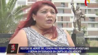 Héroe del Cenepa será enterrado en la Cripta de los Héroes luego de 22 años