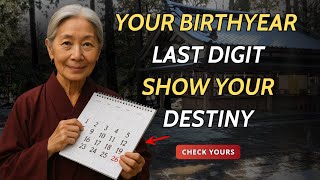 What The Last Digit of Your Birth Year Means You'll Be SHOCKED [The Teachings of the Buddha]