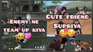 🥰Moments of BR Ranked duo with sweet and cute friend Supriya❤️🌸