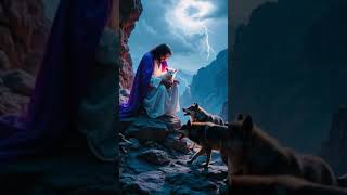 Divine Protector vs Darkness | A Lamb Among Wolves#jesus #trending #animation #shorts