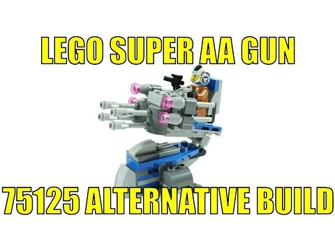 LEGO STAR WARS 75125 ALTERNATIVE BUILD SUPER AA GUN Video