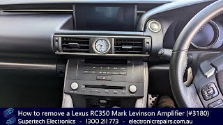 2015-2024 Lexus RC F, RC350 & RC300 Audio: Mark Levinson Amplifier