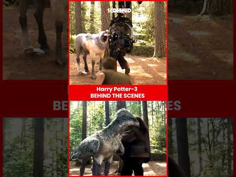 Harry Rides on Buckbeak l Harry Potter & the prisoner of Askaban Behind the Scenes l Screenid