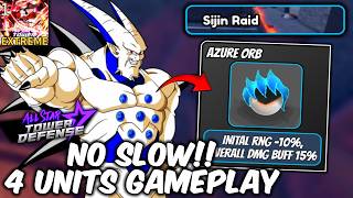4 Units Only! Sijin Raid EXTREME Ft. 7 Star Omega Shenron (No Slow) | All Star Tower Defense Roblox