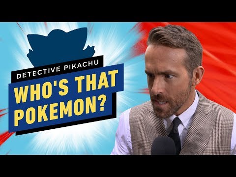 Pokémon Detective Pikachu Cast Play 'Who's That Pokemon?'