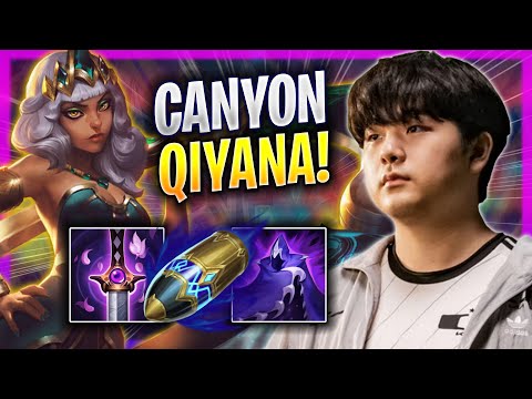 CANYON TRIES QIYANA WITH NEW BUFFS! - GEN Canyon Plays Qiyana JUNGLE vs Vi! | Season 2023