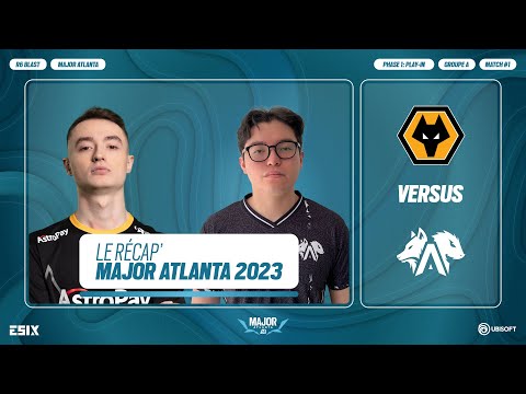Major Atlanta 2023 -  Phase 1 / Groupe D / Day 1 - Wolves Esports vs Alpha Atheris