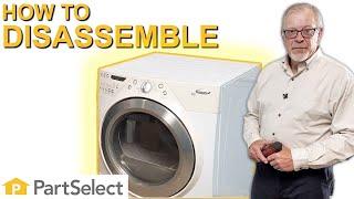 Dryer Troubleshooting — How to Disassemble a Whirlpool Front-Load Dryer