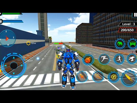 Police Elephant Robot Game Police Transport Games - Android Robot Gameplay
