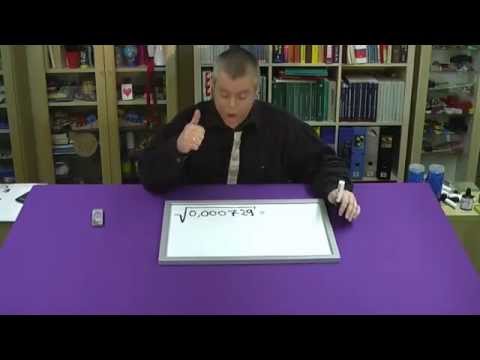 Teil 8 - Wie ziehe ich Wurzeln aus Kommazahlen | Mathematik | Algebra