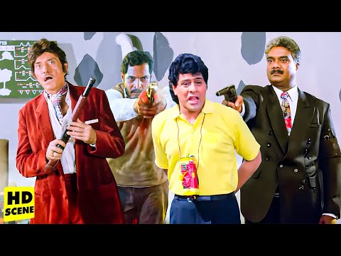 गेंडा स्वामी.. हमारा ये हतियार आग उगलता है पत्ता हिलने से पहले ही आग लगा देता है Tiranga Movie Scene