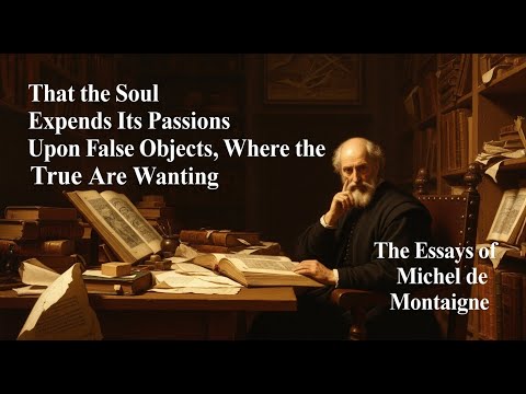 Video thumbnail for Essays of Michel de Montaigne (Chap. 1.4)