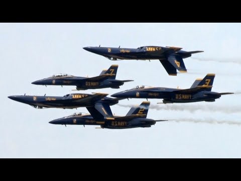 2022 Thunder Over Dover Air Show - US Navy Blue Angels