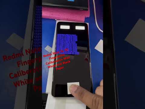 Redmi Note 13, 5G Finger Print Calibration