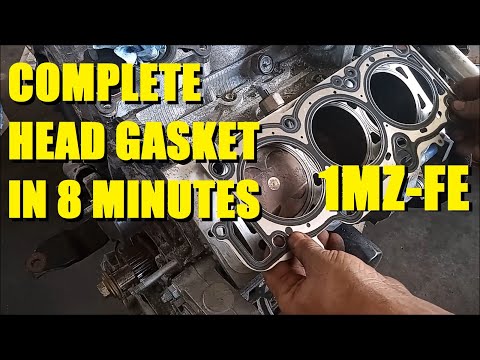 How to Remove and Replace the Head Gasket - Toyota 1MZ-FE 3MZ-FE Camry Highlander Sienna RX300 RX330