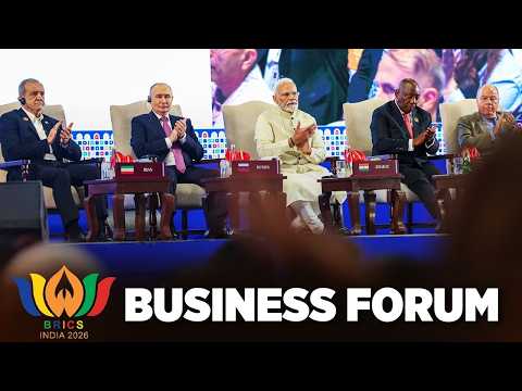 PM Modi participates in BRICS Business Forum at Bharat Mandapam