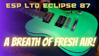 Video thumbnail for An up close look and play through of the ESP LTD Eclipse 87'! by Audiomo Music