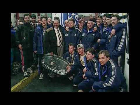 Ambri Piotta HCAP Eishockey Europa Meister 1998 in Košice Fans und GBB on Tour
