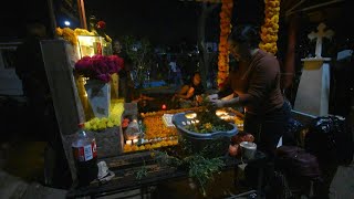 Crowded cemetery in Oaxaca as Mexicans celebrate Day of the Dead | AFP