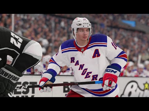 New York Rangers vs Los Angeles Kings - NHL Today Live 1/10/2022 Full Game Highlights - NHL 22 Sim
