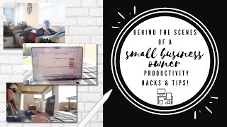 Productivity Hacks & Tips! 🤓 | Day in the Life of a Small Business Owner & Homeschooling Mom |