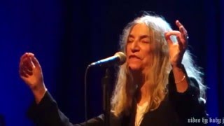 Patti Smith-KIMBERLY-Live @ The Fillmore, San Francisco, CA, December 30, 2015-69th Birthday-Horses