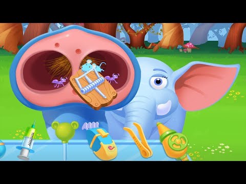 Play Fun Jungle Animal Care Kids Game - Let's Take Care Forest Cute Animals