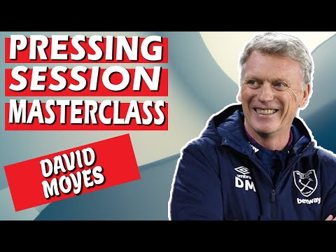 Football Pressing Practice Session | Q&A with David Moyes