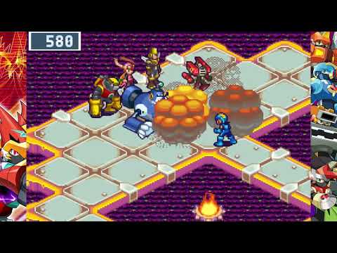 MegaMan Battle Network 6 Cybeast Falzar VS BlastMan + DiveMan (U2)