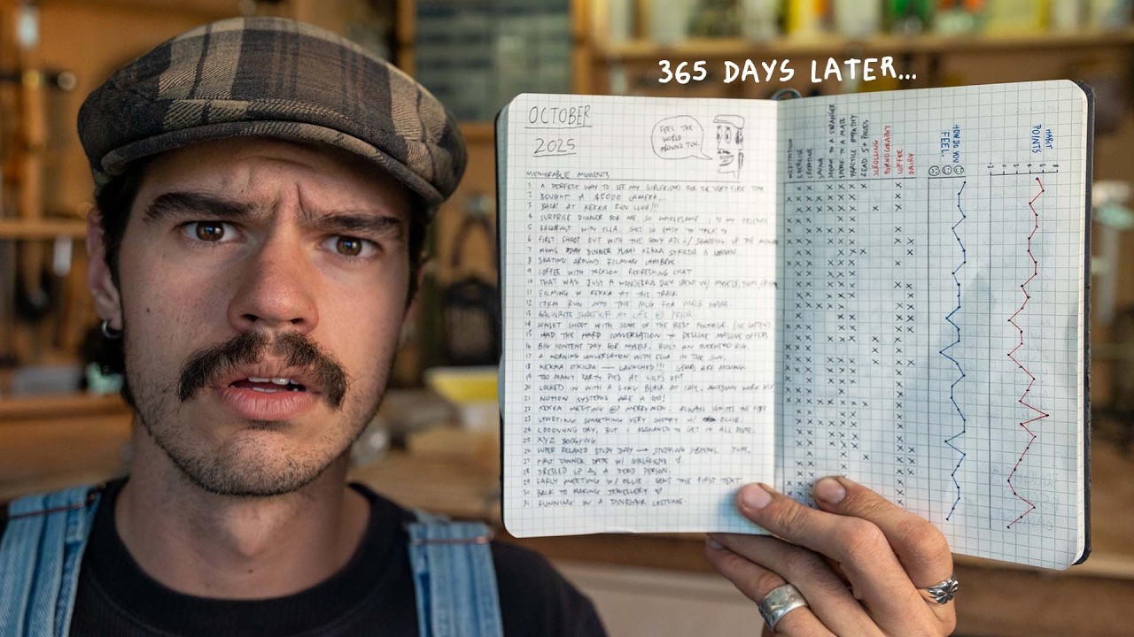 I Tracked My Habits for 365 Days (what actually changed)