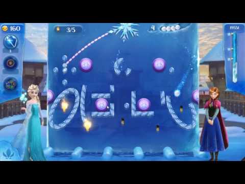 Frozen Free Fall: Icy Shot Level 14 - NO BOOSTERS ☃☃☃