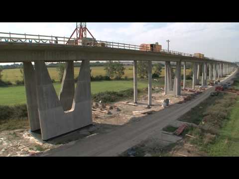 VDE 8.2 NEUBAUSTRECKE: Gänsebachtalbrücke