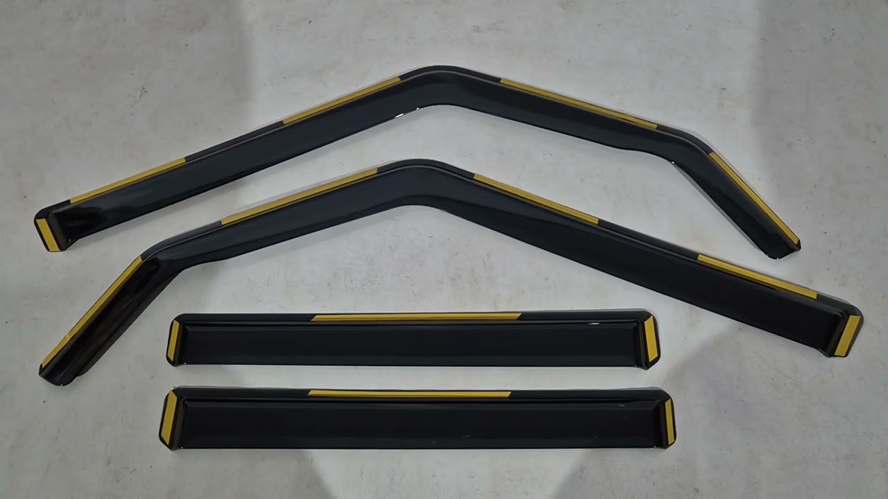 Вставные ветровики Niken Luxury (4 шт) Video 1