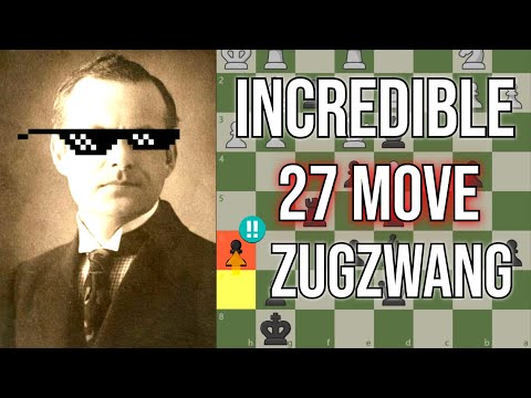 The Immortal Zugzwang Game! Nimzowitsch vs. Saemisch
