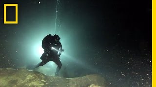 Diving in a Sacred Maya Cave