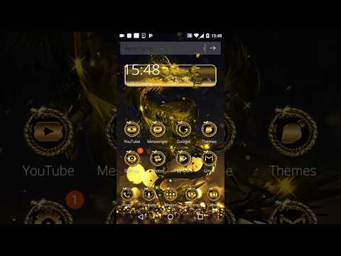 Golden Dragon Theme & Lock Screen Video