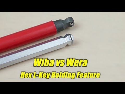 Wiha vs Wera Hex L-Key Holding Feature Comparison