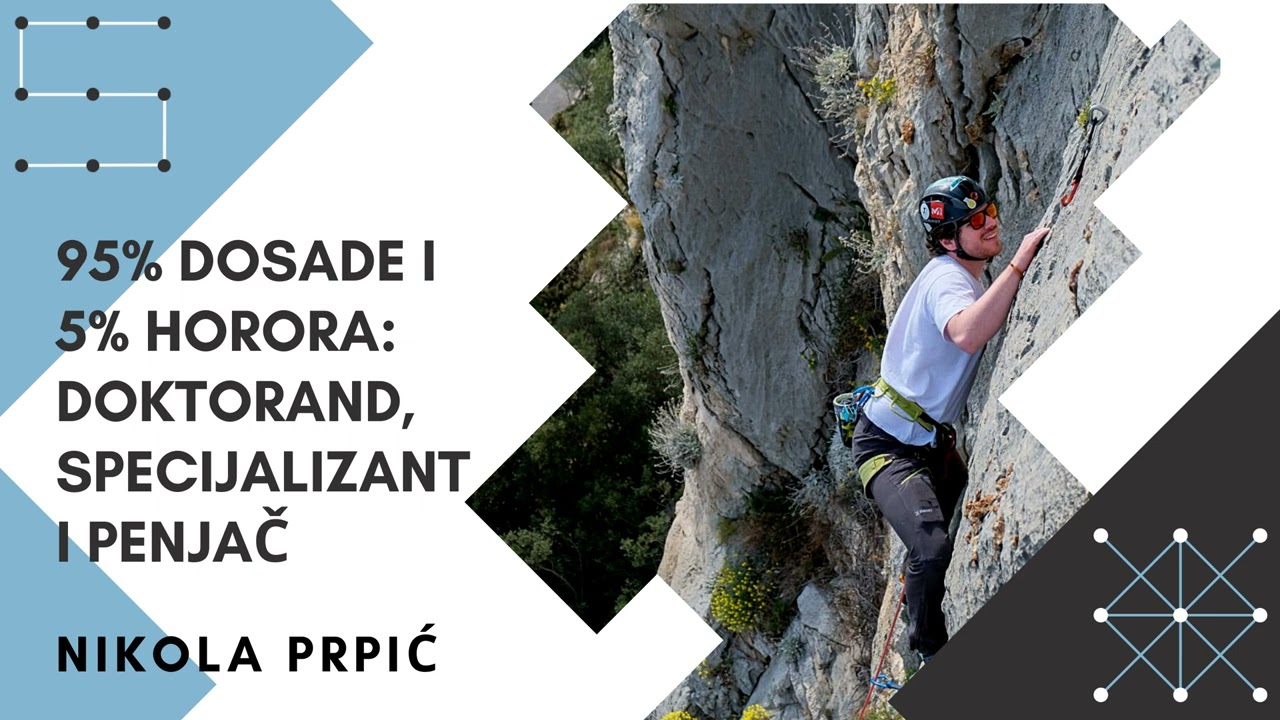 Nikola Prpić: 95% dosade i 5% horora: doktorand, specijalizant i penjač   -- Slušalica #23