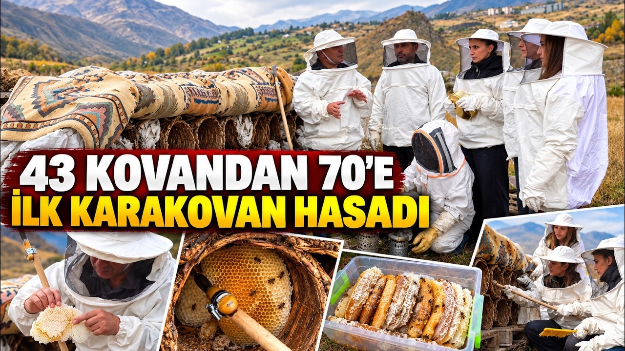 İlk kez arıcılık yaptılar, şimdi karakovan balını satışa sundular