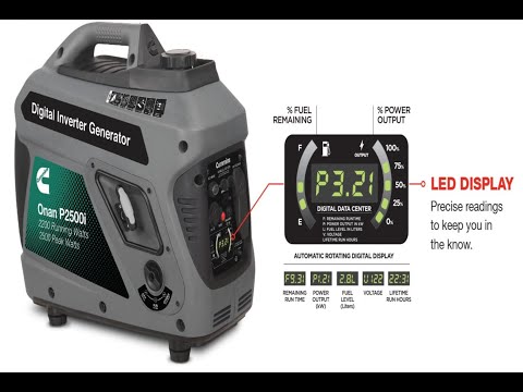 Onan Cummins P4500i & P2500i Inverter Generators