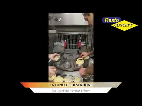 video 1, Fonceuses à tartes  8 Stations automatique