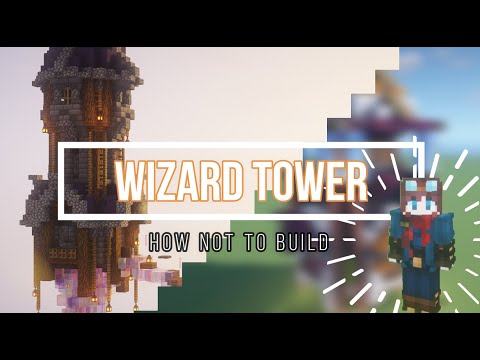 Building a Wizard Tower in Minecraft but the Blocks are Randomized | How Not to Build