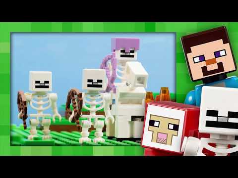 Vidéo LEGO Minecraft 21146 : L'attaque des squelettes